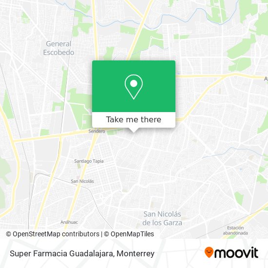 Super Farmacia Guadalajara map