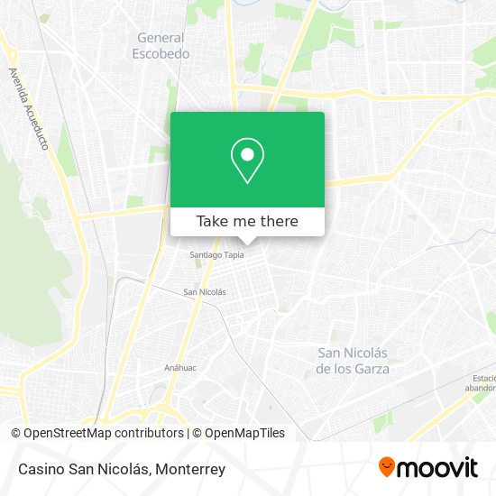 Casino San Nicolás map