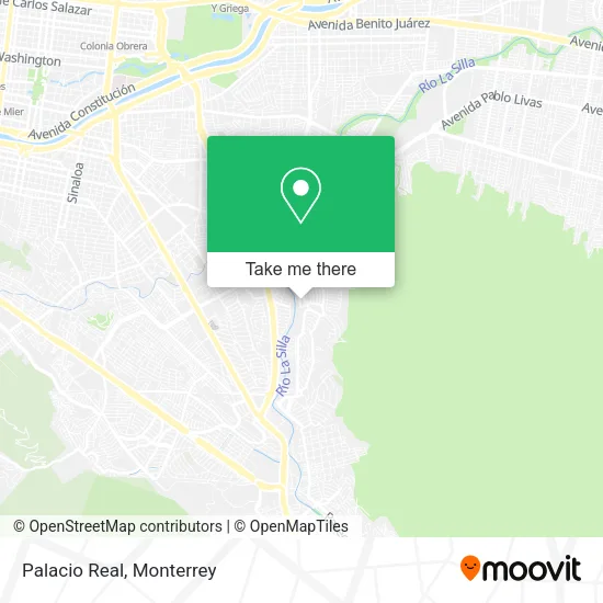 Palacio Real map
