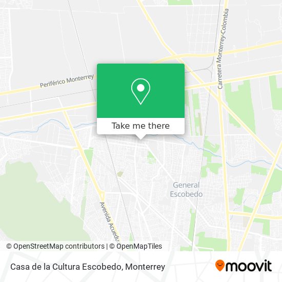 Casa de la Cultura Escobedo map