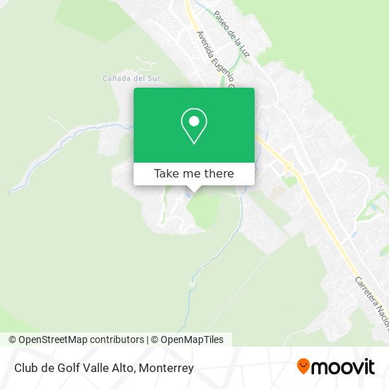 How to get to Club de Golf Valle Alto in Monterrey by Bus?