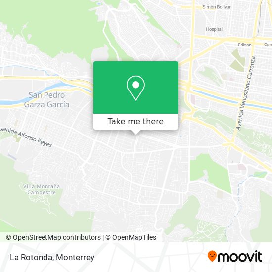 Mapa de La Rotonda