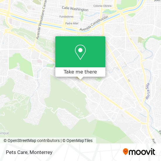 Mapa de Pets Care