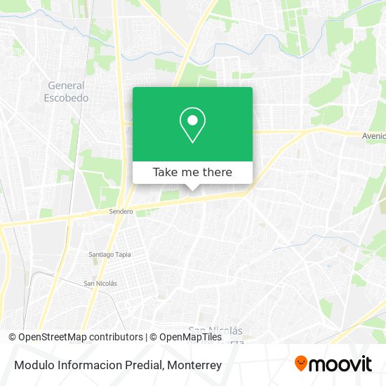 Modulo Informacion Predial map