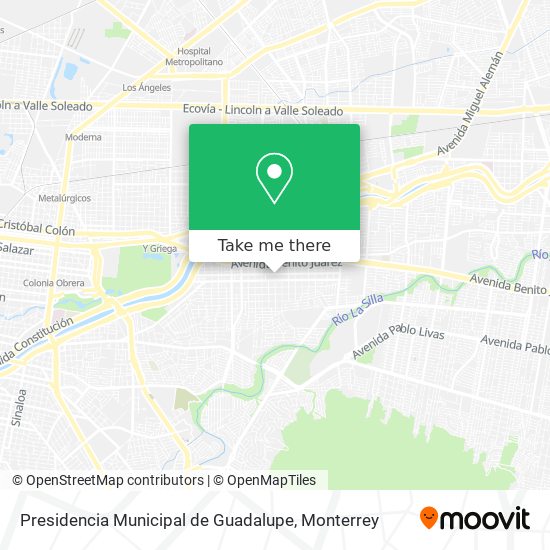 Presidencia Municipal de Guadalupe map