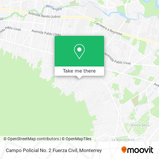 Campo Policial No. 2 Fuerza Civil map