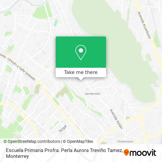 Escuela Primaria Profra. Perla Aurora Treviño Tamez map