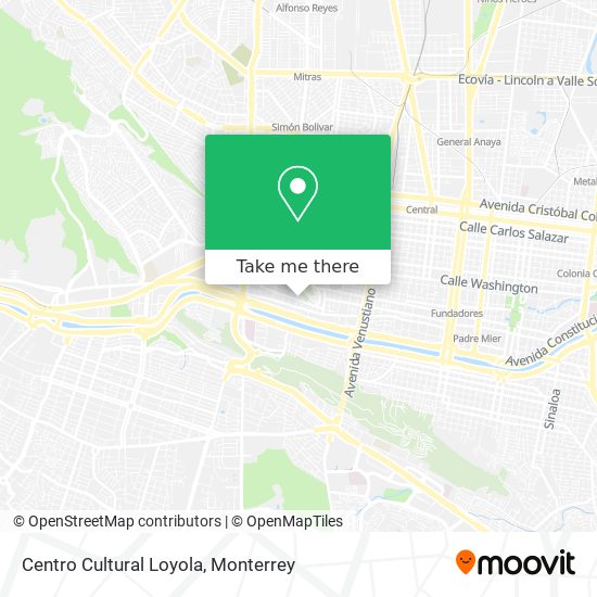Mapa de Centro Cultural Loyola