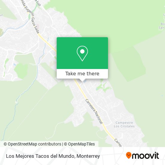 Los Mejores Tacos del Mundo map