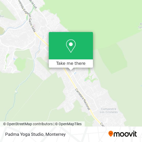 Mapa de Padma Yoga Studio