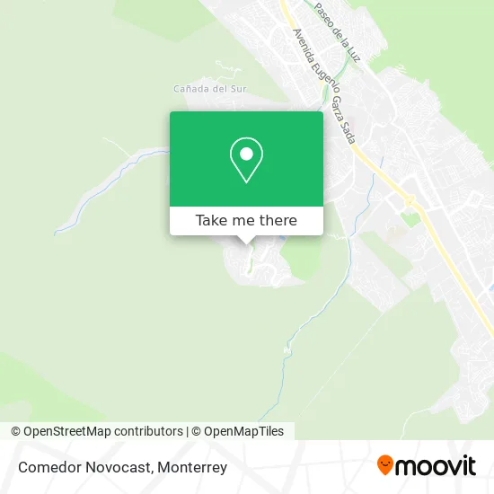 Comedor Novocast map