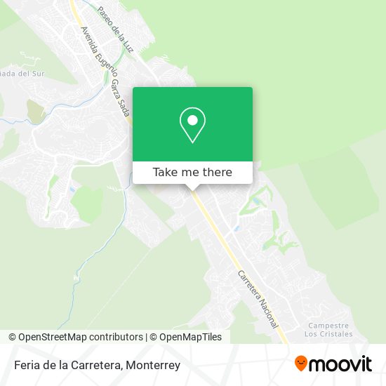 Mapa de Feria de la Carretera