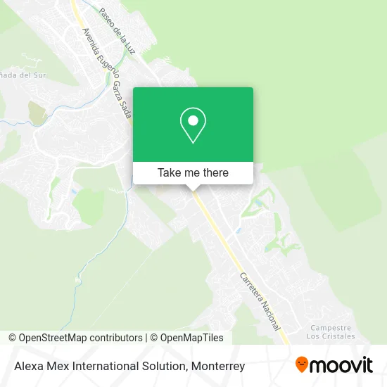 Alexa Mex International Solution map