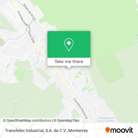 Mapa de Transfelec Industrial, S.A. de C.V.