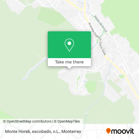Monte Horeb, escobedo, n.L. map