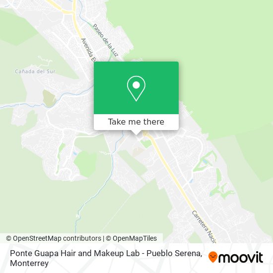 Ponte Guapa Hair and Makeup Lab - Pueblo Serena map