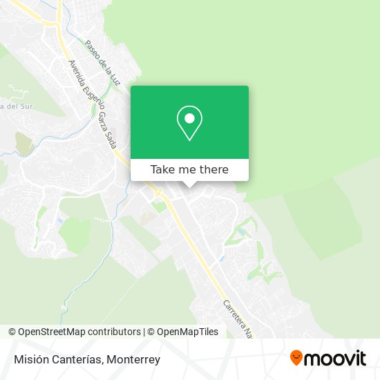 Misión Canterías map