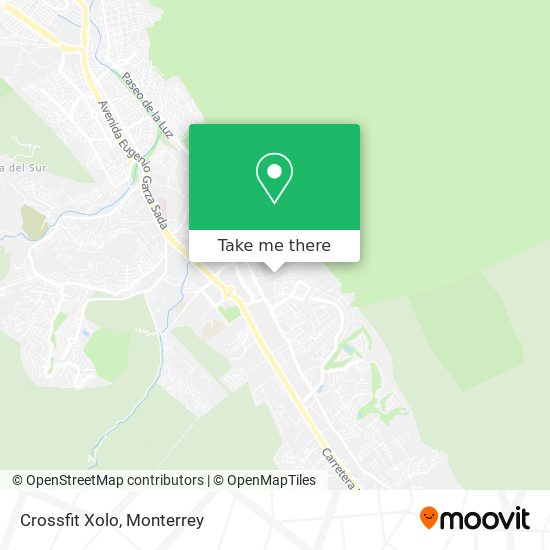 Mapa de Crossfit Xolo