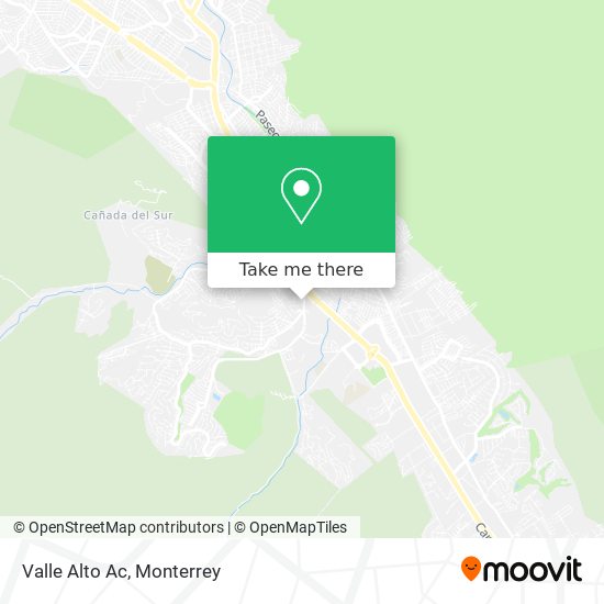 Valle Alto Ac map