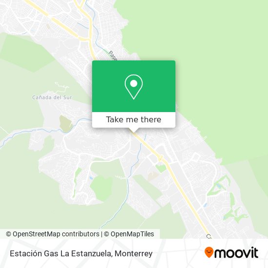 Mapa de Estación Gas La Estanzuela