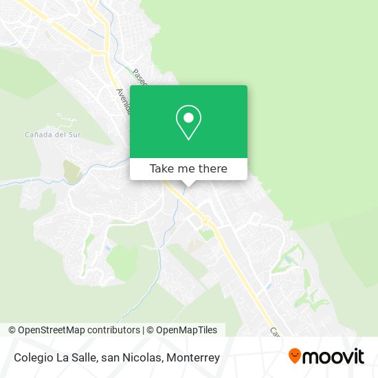 Mapa de Colegio La Salle, san Nicolas