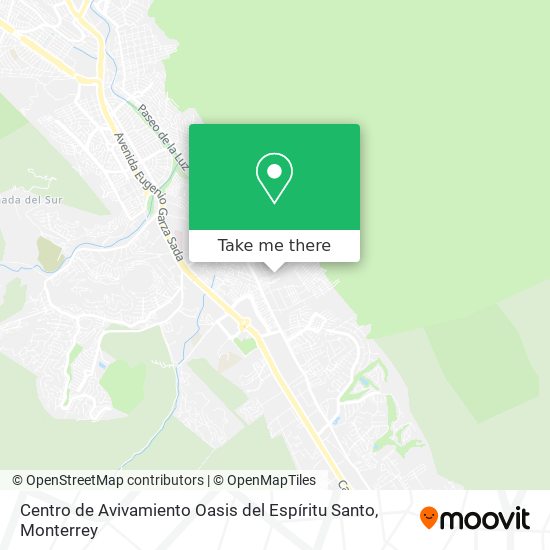 Centro de Avivamiento Oasis del Espíritu Santo map