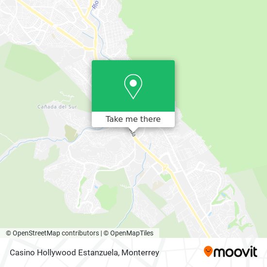 Casino Hollywood Estanzuela map