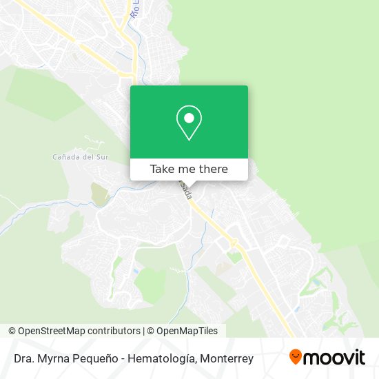 Dra. Myrna Pequeño - Hematología map