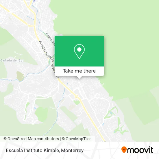 Escuela Instituto Kimble map