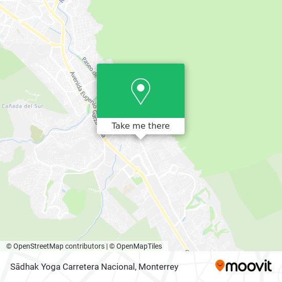 Sādhak Yoga Carretera Nacional map