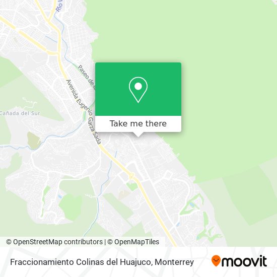 Mapa de Fraccionamiento Colinas del Huajuco