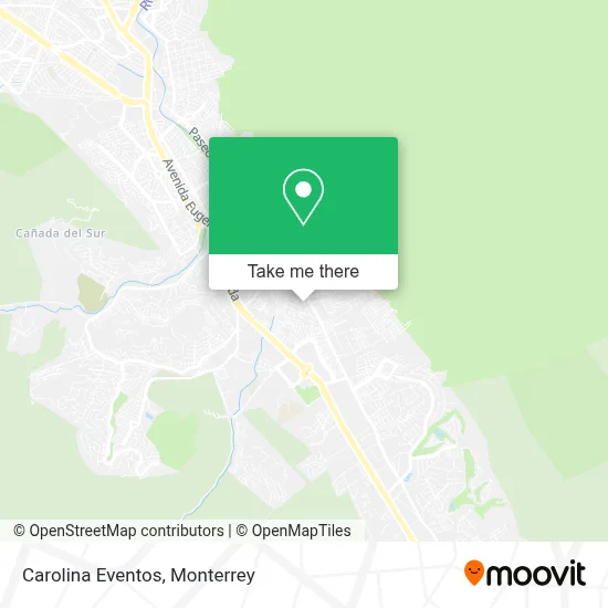 Carolina Eventos map