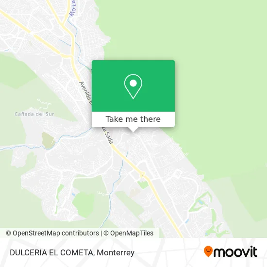 DULCERIA EL COMETA map