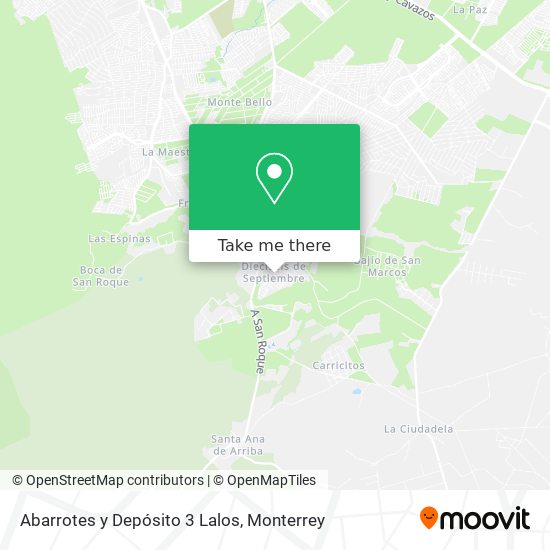 Mapa de Abarrotes y Depósito 3 Lalos
