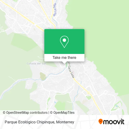 Parque Ecológico Chipinque map
