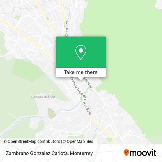Mapa de Zambrano Gonzalez Carlota