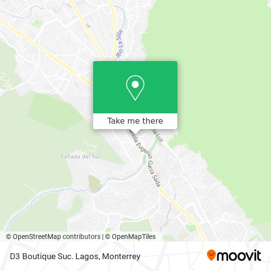 Mapa de D3 Boutique Suc. Lagos