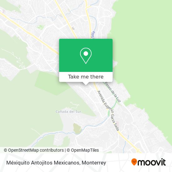 Méxiquito Antojitos Mexicanos map