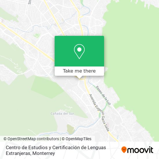 Centro de Estudios y Certificación de Lenguas Extranjeras map