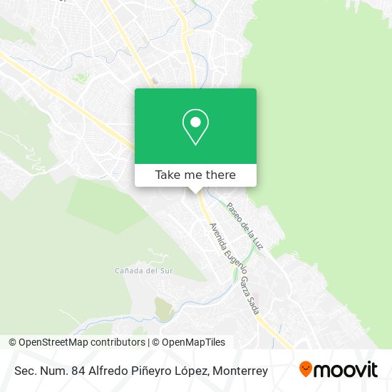 Sec. Num. 84 Alfredo Piñeyro López map
