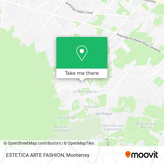 ESTETICA ARTE FASHION map