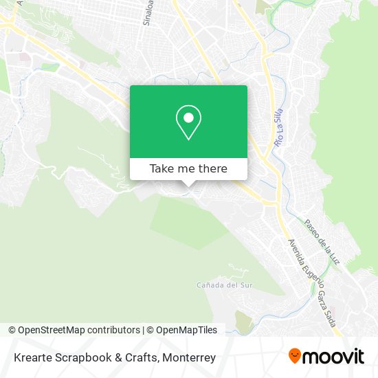 Krearte Scrapbook & Crafts map