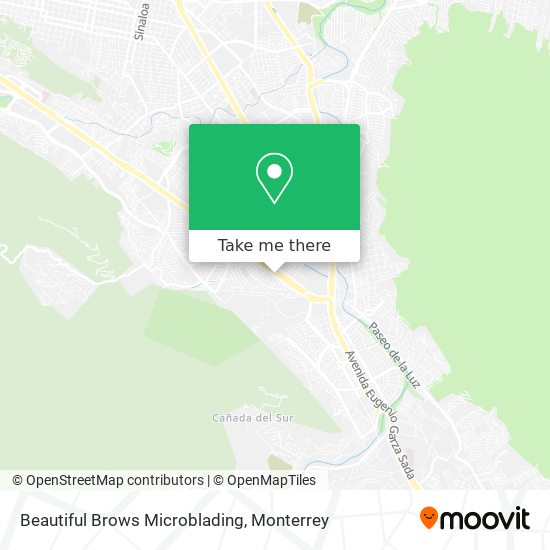 Beautiful Brows Microblading map