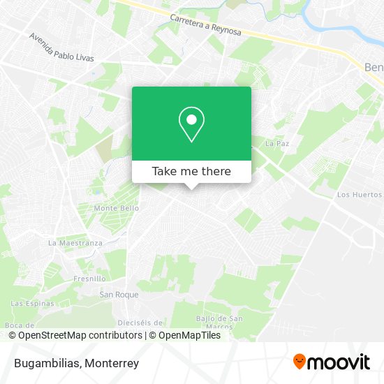 Mapa de Bugambilias