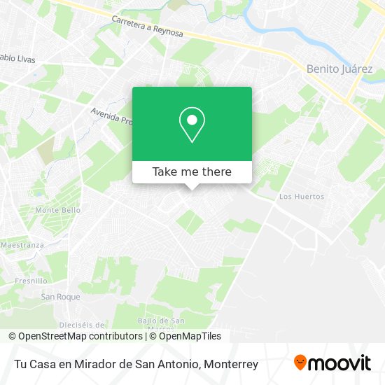 Tu Casa en Mirador de San Antonio map
