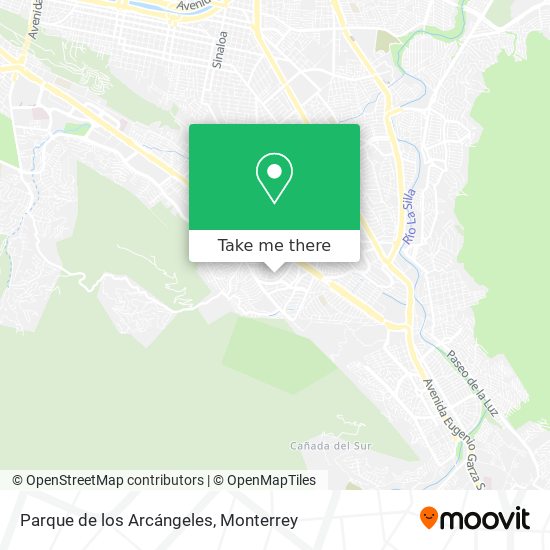 Mapa de Parque de los Arcángeles