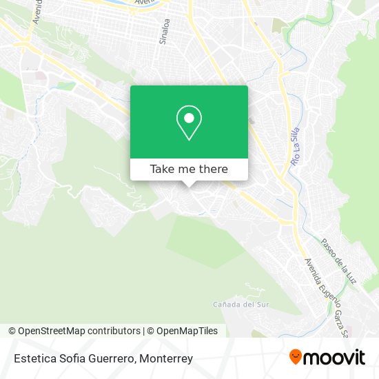 Mapa de Estetica Sofia Guerrero