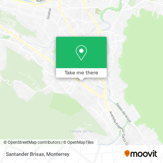 Santander Brisas map