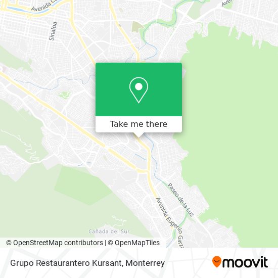 Grupo Restaurantero Kursant map
