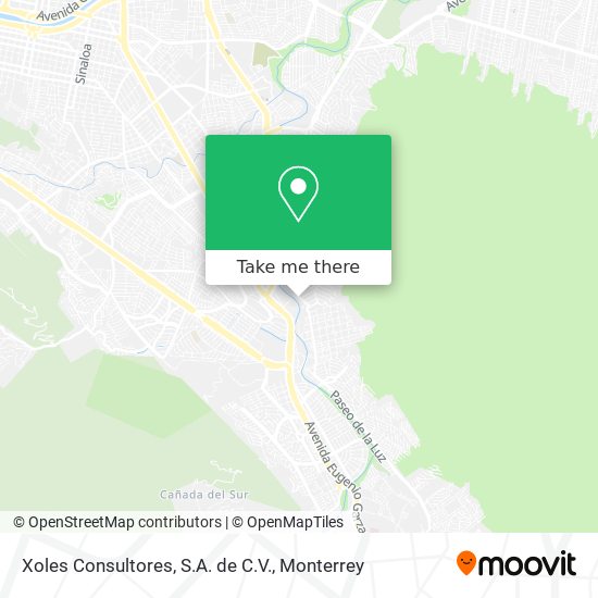 Mapa de Xoles Consultores, S.A. de C.V.